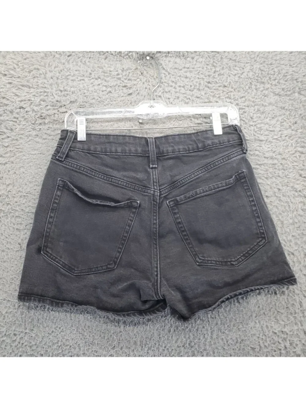 Old Navy Shorts Womens Size 6 Black High-Rise OG Straight Jorts *Read*
